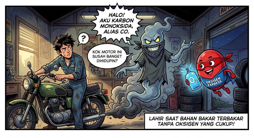 CO-Man: Si Pembunuh dalam Senyap (The Silent Killer) - A Chemistry Comic