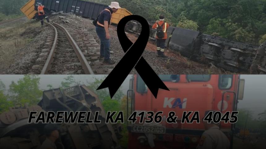Kecelakaa KA 4136 & KA 4045